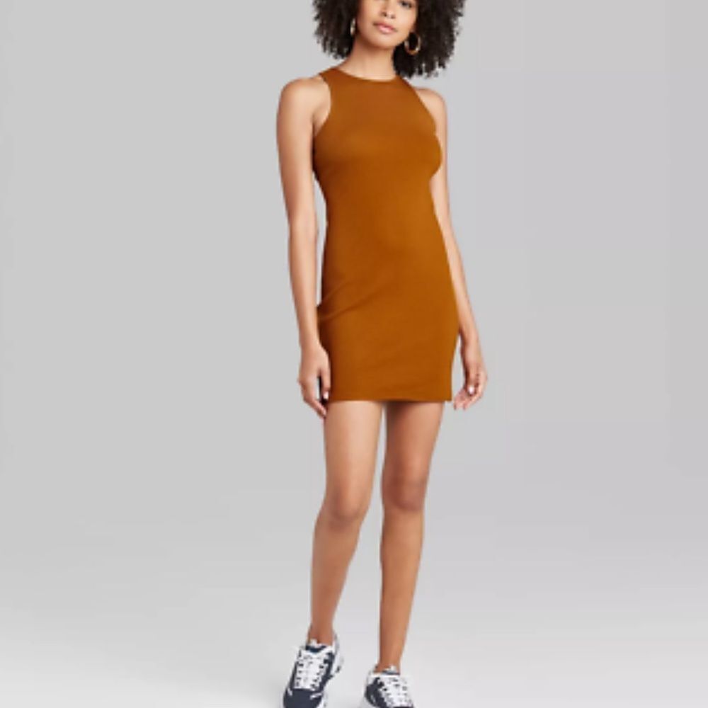 Anthropologie Leith Rust Mini Dress Sleeveless Women’s Small